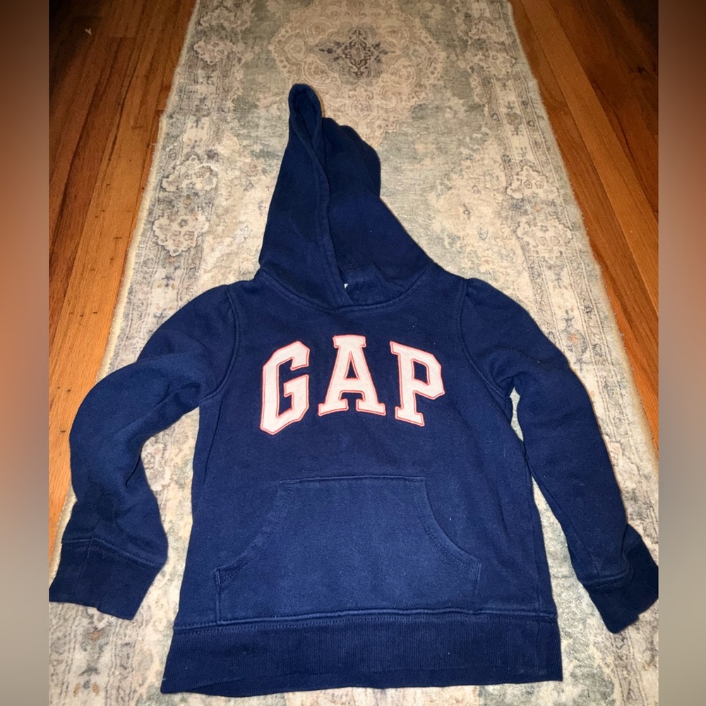 GAP Kids Navy Blue Logo Hoodie